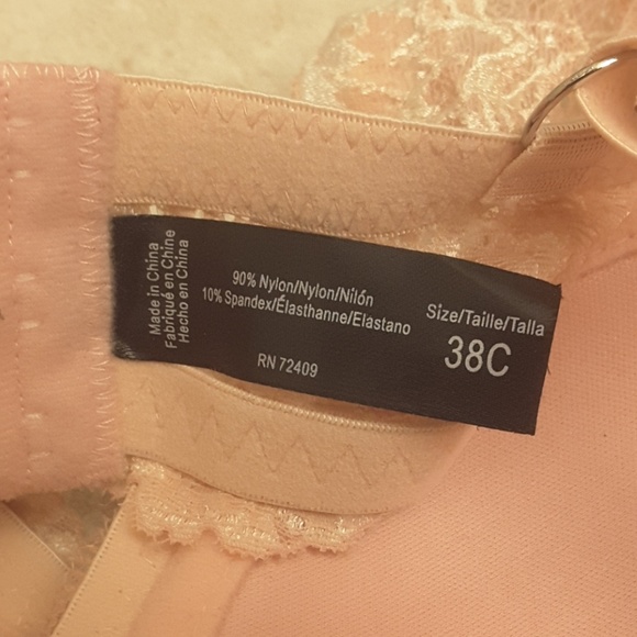 Rene Rofe pink lace bra size 38C - Picture 4 of 5